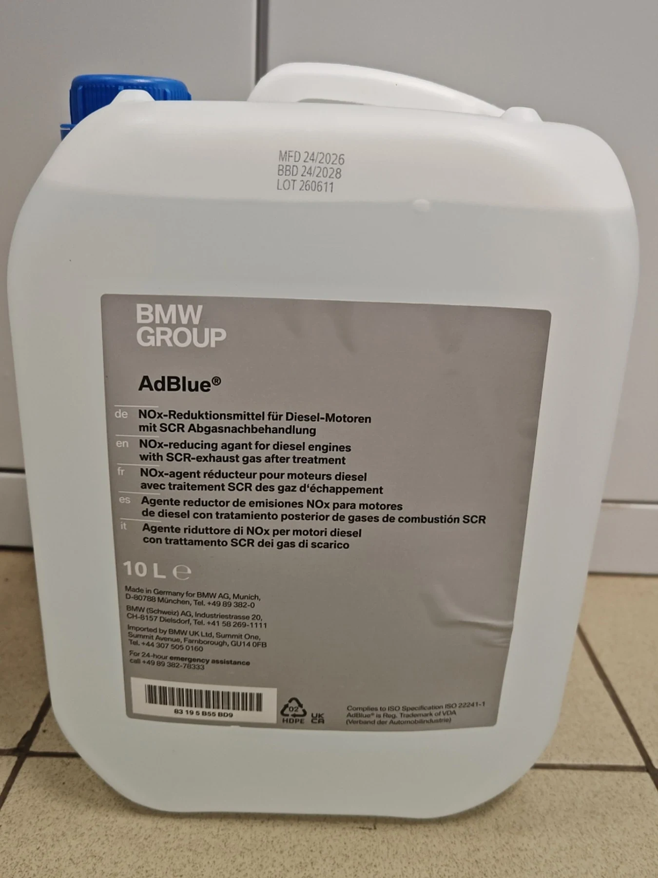 Жидкость AdBlue 10L