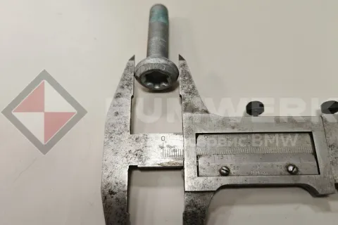 Винт со сферическим буртиком (M12x1,25x45ZNS3) Фото 3